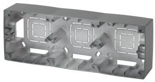 Коробка наклад. монтажа 3 поста, Эра12, графит 12-6103-12 Б0043186 ЭРА