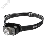 Фонарь налобный 5Вт LED + 2 x RED SMD ABS-пластик алюминий нейлон 5 режимов работы управление жестами дальность до 100м заряд microUSB в комплекте IP54 5036642 JazzWay