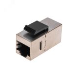 Адаптер проходной формата Keystone Jack RJ-45(8P8C) FTP CAT 6 02-0109 REXANT