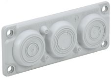 TITAN Ввод кабельный мембранный 6 отверстий d=6-59мм IP65 серый TI-00D-MC-006-65 IEK