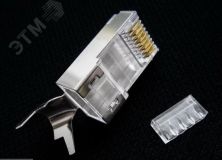 Разъем RJ-45 категория 7F для экранированной витойпары 7-ой категории CAVEL Lan 745 1460645 LANS