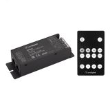 Диммер ARL-SYNC-DIM Black (12-24V, 1x25A, ПДУ 14кн, RF, RJ45) (IP20 металл, 3 года) 035135 Arlight