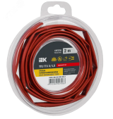 Трубка термоусадочная ТТУ нг-LS 3/1,5 красная (2м/упак) IEK UDR12-003-D15-002-K04-T IEK