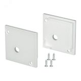 Заглушка SL-KANT-H30 SQUARE с отверстием (ARL, Пластик) 024481 Arlight