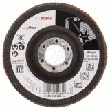 Круг лепестковый нержавеющая сталь 115мм P80 Best for Inox 2608608265 BOSCH