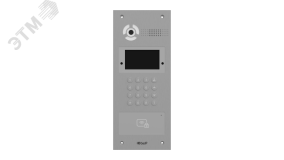 Панель вызывная IP видеодомофона многоабонентская AA-07FB SILVER BAS-IP