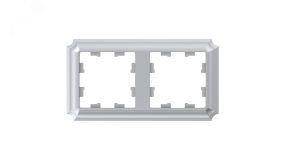 ATLASDESIGN ANTIQUE 2-постовая рамка, универсальная, АЛЮМИНИЙ ATN100302 Systeme Electric