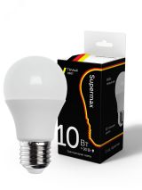 Лампа светодиодная LED 10Вт A60 220В Е27 3000К теплый 800 лм Sup_LED10wA60E2730 Космос