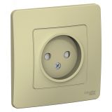 BLANCA С/У РОЗЕТКА без заземления со шторками, 16А, 250В, БЕЖЕВЫЙ BLNRS000117 Systeme Electric