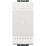 LivingLight Выключатель с винтовыми клеммами 1 модуль белый N4001N BTicino