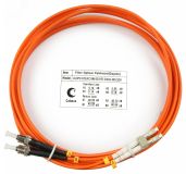 Шнур оптический duplex 3м LC-ST 62,5/125 мм LSZH 7616c Cabeus