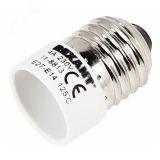 Переходник цокольный E27-E14 белый 11-8813 REXANT