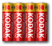 Батарейка Kodak R6-4S SUPER HEAVY DUTY Zinc [KAAHZ 4S] (24/576/34560) Б0005141 KODAK
