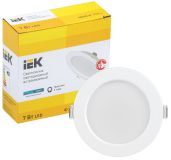 Светильник светодиодный ДВО 1611 белый круг 7Вт 4000К IP20 IEK LDVO0-1611-07-4000-K01 IEK