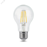 Лампа светодиодная филаментная LED 10 Вт 930 лм 2700К AC185-265В E27 А60 (груша) теплая  Black Filament Gauss 102802110 GAUSS