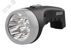 Фонарь аккумуляторный AccuF2-L07-bk (черн.) 5000810 ФАZА