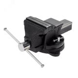 Тиски слесарные 100мм, поворотные, с наковальней KR-12-5101 Kranz