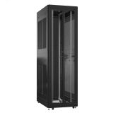 Шкаф серверный 42U 800х1200 передняя дверь: двустворчатая перфорированная IP20. задняя дверь: одностворчатая перфорированная IP20. боковые панели: перфорированные. цвет: черный RAL9005  EX 8242.9432 SYSMATRIX