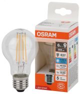 Лампа светодиодная филаментная LED Star Грушевидная 6Вт (замена 75Вт), 806Лм, 6500К, цоколь E27 OSRAM 4058075687721 LEDVANCE