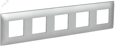 SKANDY Рамка 5-местная SK-F05S серебряный IEK SK-M52-K23 IEK