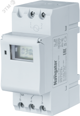 Таймер Navigator 61 559 NTR-E-D01-GR на DIN-рейку электрон. 20977 Navigator Group