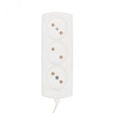 Удлинитель PROconnect STANDARD 3 гнезда, 7 м, 2х0.75 мм, б/з, белый 11-7215 REXANT