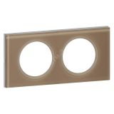 Рамка, двухпостовая, смальта мокка 069462 Legrand