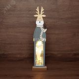 Фигурка деревянная с подсветкой рождественский Олень 11х5х47 см 504-007 Neon-Night