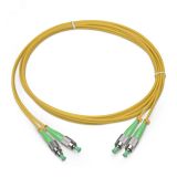 Шнур оптический duplex 2м FC/APC-FC/APC 9/125 sm LSZH 8203c Cabeus