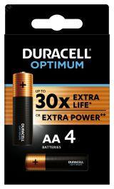 Элемент питания АА алкалиновые 1,5v 4 шт. LR6-4BL 5014061 Optimum Б0056020 Duracell