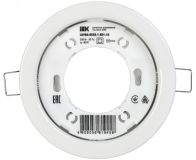 LIGHTING Светильник 4114 встраиваемый под лампу GX53 белый (10шт/упак) IEK LUVB0-GX53-1-K01-10 IEK