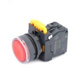 Кнопка SB5 с подсвет в сборе модуль 22мм красная пластик 230-240ВAC 1НЗ SB5AW34M2 Systeme Electric