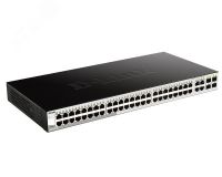 Коммутатор управляемый 48 портов 10/100/1000 Мб/с, 4хSFP 123021 D-Link
