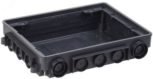 Коробка напольная ONFLOOR 12 модулей KNU-12-PA-9011 IEK