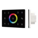 Панель Sens SMART-P85-RGBW Black (230V, 4 зоны, 2.4G) (ARL, IP20 Пластик, 5 лет) 028405 Arlight