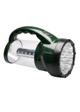 Фонарь-прожектор аккумуляторный , 16 LED + 24 LED, аккум. 4V 2Ah, 190Lm, 350Lm, 15 часов, KOCAP2008L-LED Космос