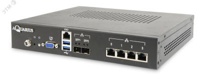 Сервер специализированный S100DC 1U, Atom C3338/C3338R, до 4 накопителей, ОЗУ до 32 ГБ DDR4 T30 S100DC Aquarius
