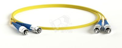 Патч-корд волоконно-оптический (шнур) SM 9/125 (OS2) FC/UPC-FC/UPC simplex LSZH (15м) 243826 Hyperline