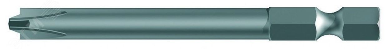 Бита 851/4 Z PH/S PlusMinus вязкая твердость хвостовик 1/4 E 6.3 # 2 x 70 мм WE-059721 Wera