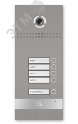 Панель вызывная IP домофона многокнопочная BI-04FB BLACK BAS-IP