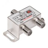 Делитель ТВ х 2 + 3шт. F BOX 5-1000 МГц Silver, 05-6101 REXANT