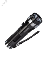 Фонарь ручной 1Вт LED/3xAAА/корпус алюминий/ремешок ручной, КОСМОС KOS108B Космос