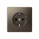 ARTGALLERY розетка с заземлением, 16А, механизм, мокко GAL000643 Systeme Electric