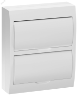 Корпус пластиковый ЩРН-П-24 белая дверь IP41 GENERICA MKP13-N-24-41-K01-G IEK
