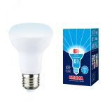 Лампа светодиодная Форма Рефлектор матовая Серия Norma Белый свет (4000K) LED-R63-11W/4000K/E27/FR/NR UL-00005775 Uniel