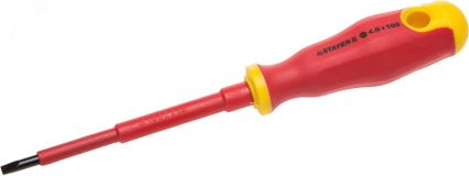 Диэлектрическая отвертка Electro SL5.5х125 мм 25141-05-12_z01 STAYER