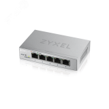 Коммутатор управляемый L2 Smart 5 портов 10/100/1000 Мб/с, 5V DC/1A 124556 Zyxel