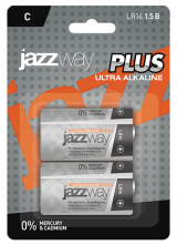Элемент питания LR14 Ultra PLUS блистер, 2 шт. 5005105 JazzWay