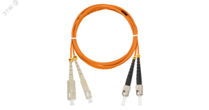 Шнур оптический переходной мм 50/125 OM2 SC/UPC-ST/UPC двойной LSZH 2мм ЭКО30498 NIKOMAX