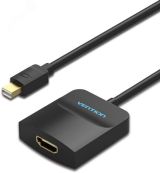Адаптер переходник mini DisplayPort 20M на HDMI F, 15 см., черный 1000646787 Vention